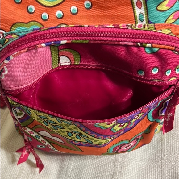 VERA BRADLEY Colorful Paisley / Floral Backpack main image 7